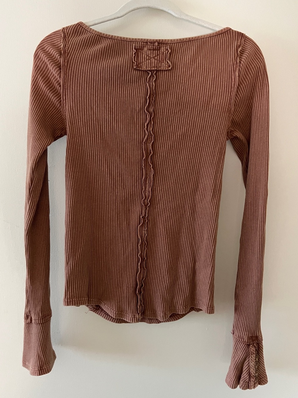 Free People Ribbed Long-Sleeve Top - Picture 3 of 4